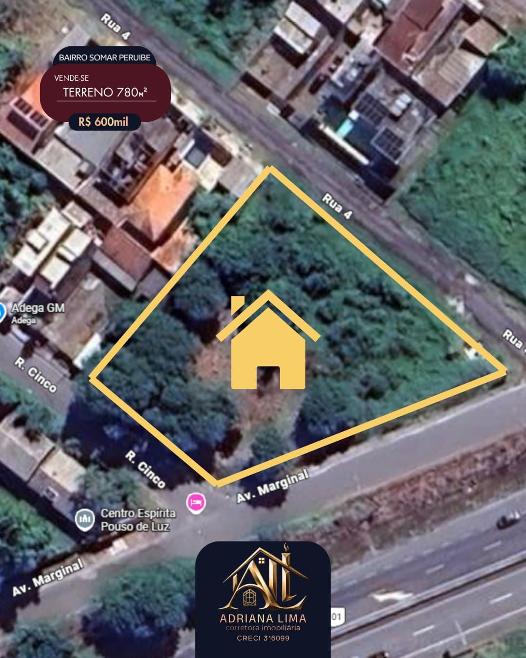 Terreno 762 m²